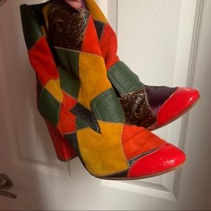 Vivienne Westwood 2019 Patchwork Boots